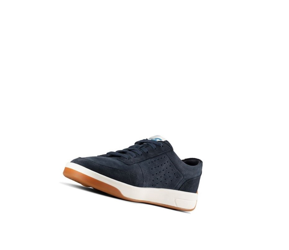 Clarks Hero Air Spitze Lässige Turnschuhe Herren Navy | JFZH31078