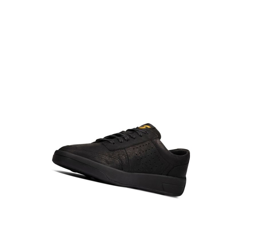Clarks Hero Air Spitze Nubuck Lässige Turnschuhe Damen Schwarz | MWET18962