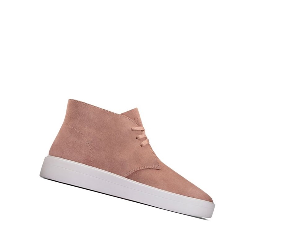 Clarks Hero Dbt Wildleder Wildlederstiefel Damen Rosa | QXVL09584