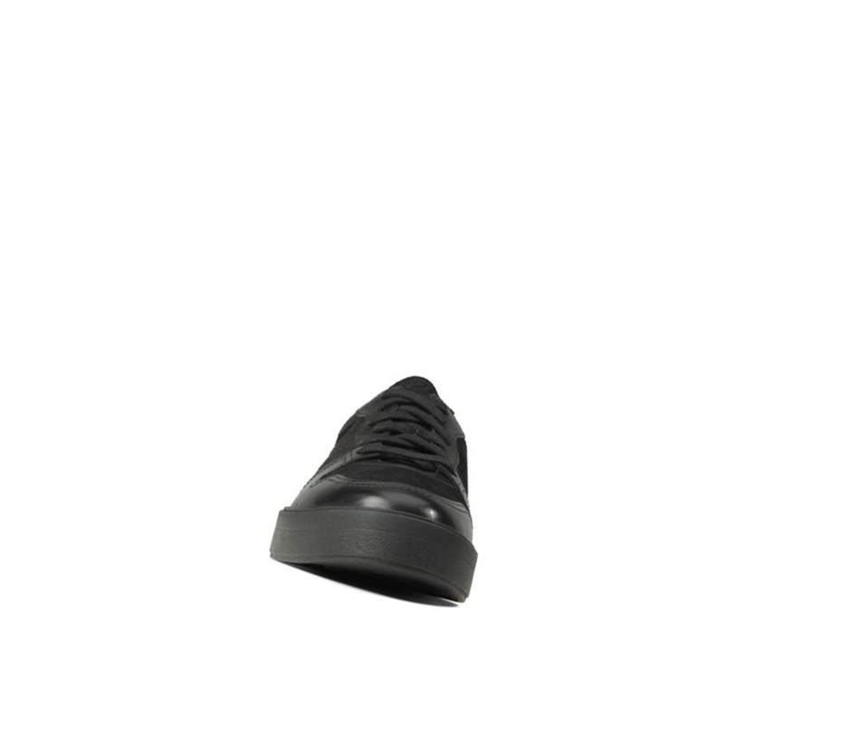 Clarks Hero Jump Wildleder Freizeitschuhe Herren Schwarz | KYEC29571
