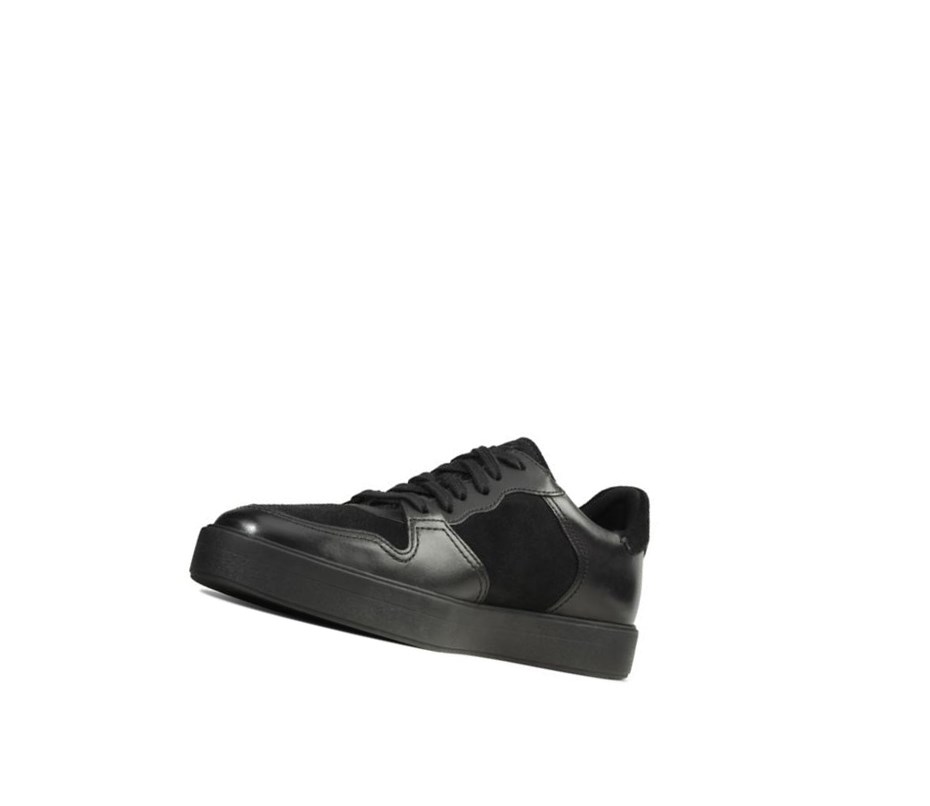 Clarks Hero Jump Wildleder Freizeitschuhe Herren Schwarz | KYEC29571