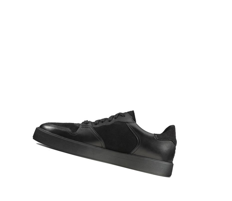 Clarks Hero Jump Wildleder Freizeitschuhe Herren Schwarz | KYEC29571
