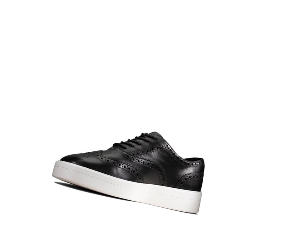Clarks Hero Leder Lederschuhe Damen Schwarz | HWCD58479