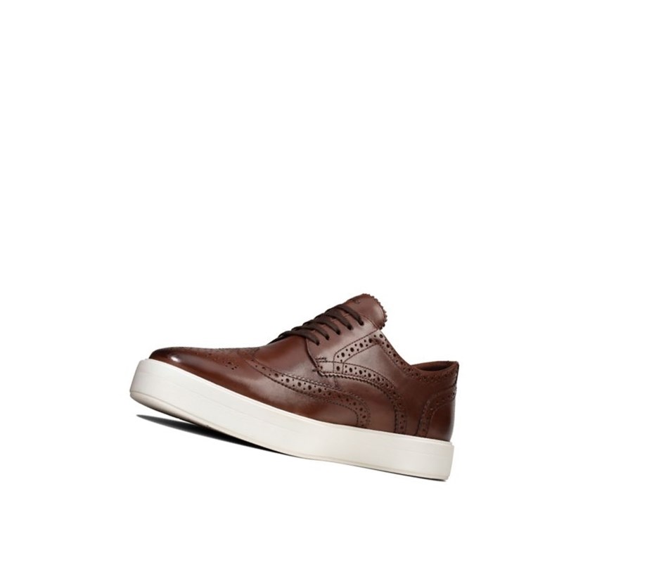 Clarks Hero Limit Leder Brogues Herren Braun | YPXR48732
