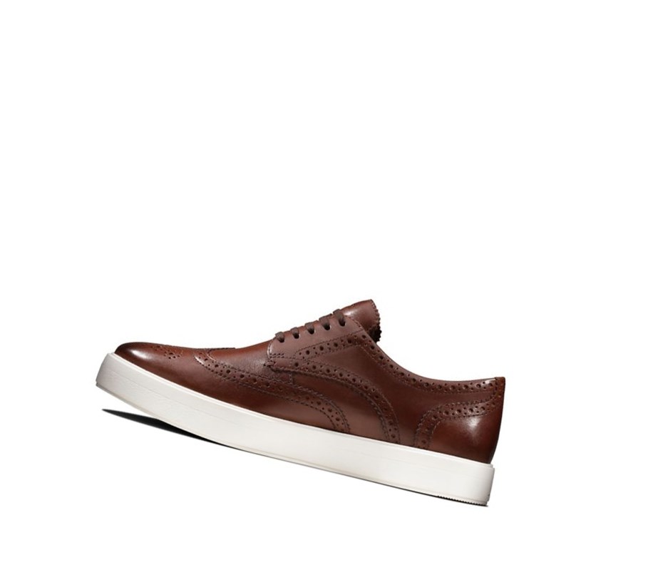 Clarks Hero Limit Leder Brogues Herren Braun | YPXR48732