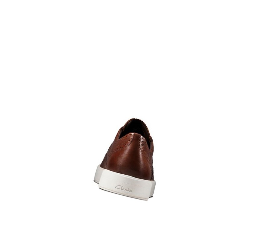 Clarks Hero Limit Leder Brogues Herren Braun | YPXR48732