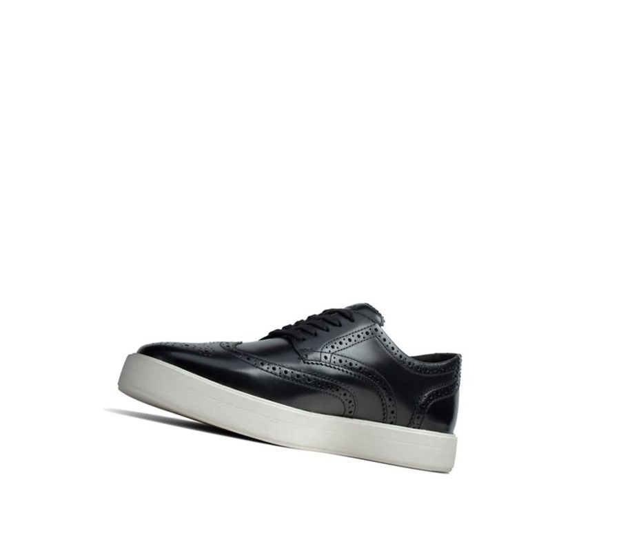 Clarks Hero Limit Leder Brogues Herren Schwarz | JPUB96758
