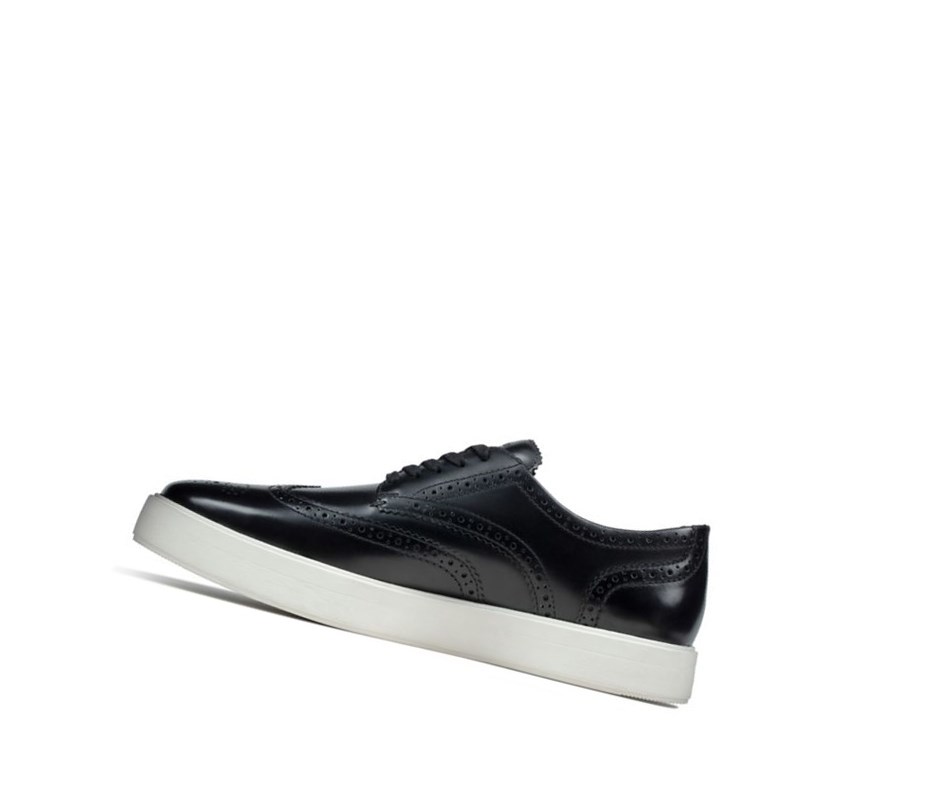Clarks Hero Limit Leder Brogues Herren Schwarz | JPUB96758
