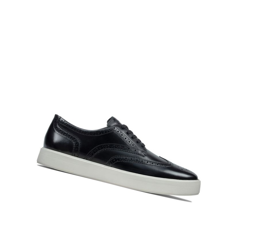 Clarks Hero Limit Leder Brogues Herren Schwarz | JPUB96758