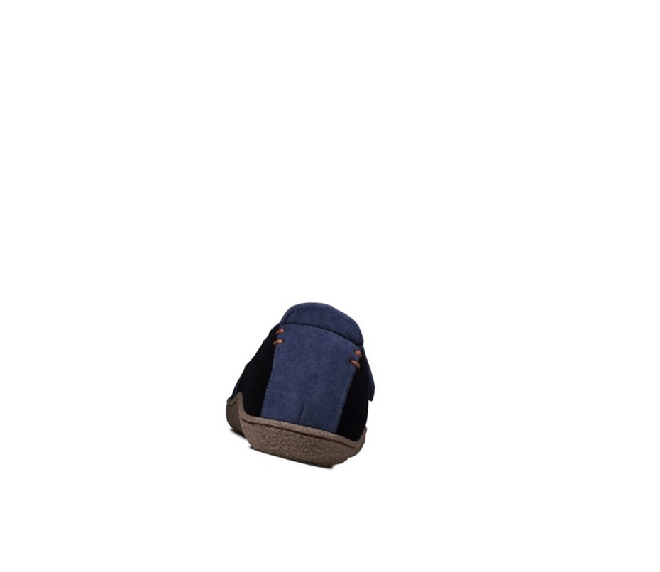Clarks Home Charm Hausschuhe Damen Navy | KIBC42950