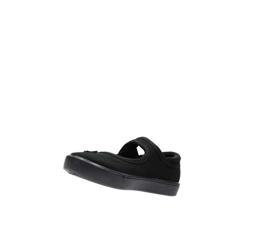 Clarks Hopper Go Freizeitschuhe Mädchen Schwarz | VCSF14903
