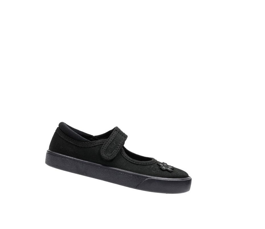 Clarks Hopper Go Freizeitschuhe Mädchen Schwarz | VCSF14903