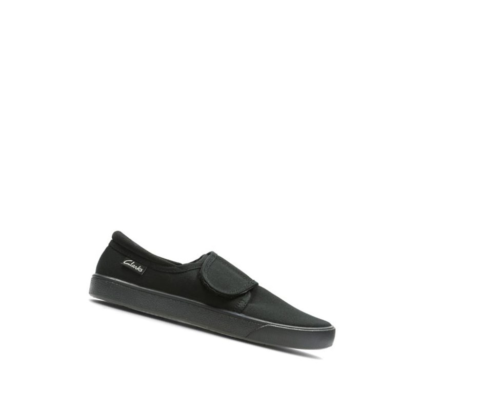 Clarks Hopper Run Schulschuhe Mädchen Schwarz | VPWM20563