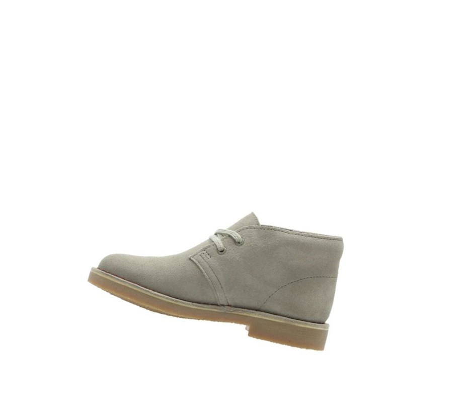Clarks Iconic Embossed Wildleder Bootsschuhe Jungen Beige | GLDV75324