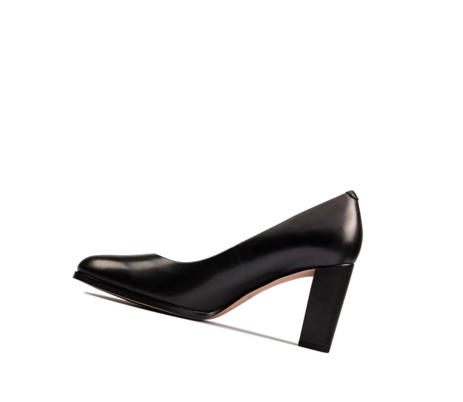Clarks Kaylin Cara 2 Leder Lederschuhe Damen Schwarz | BZOJ69072