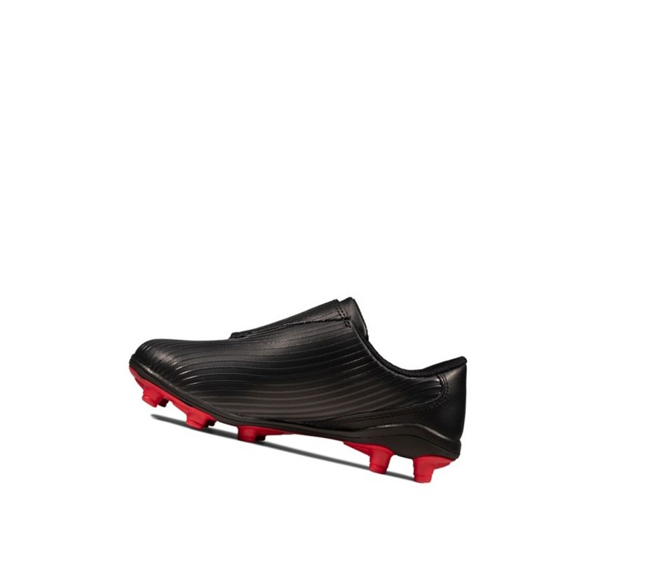Clarks Kinetic Run Leder Sneakers Jungen Schwarz | NOWP52079