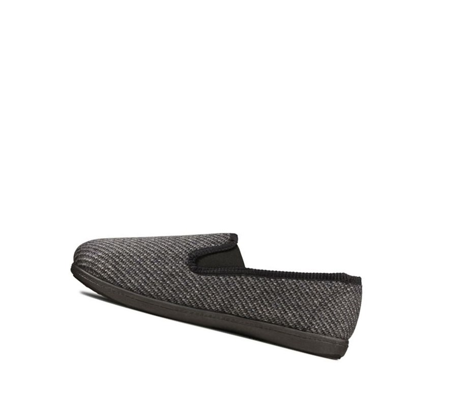 Clarks King Twin Textil Hausschuhe Herren Grau | UCSK14720