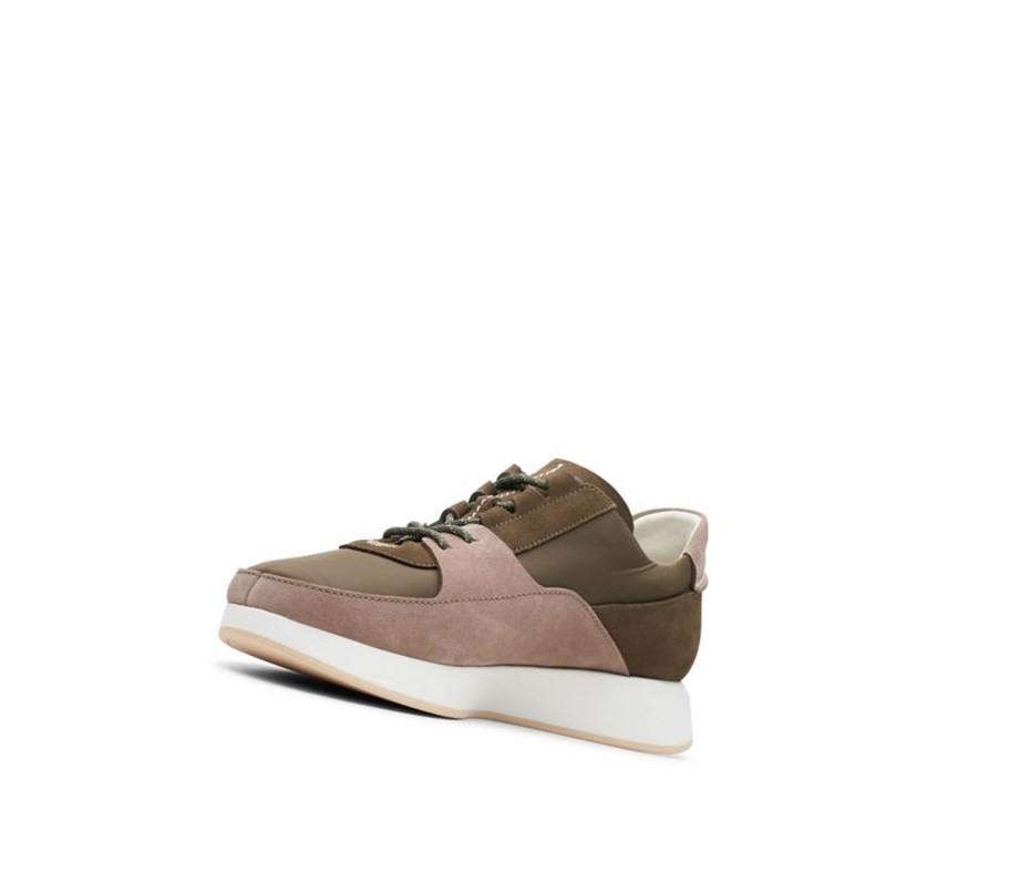 Clarks Kiowa Pace Sneakers Herren Olivgrün | SOZL51692