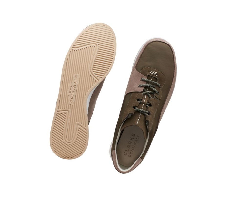 Clarks Kiowa Pace Sneakers Herren Olivgrün | SOZL51692