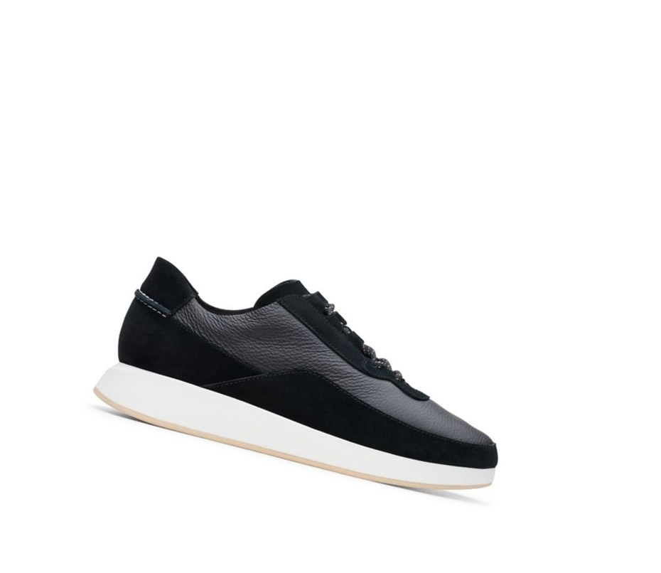 Clarks Kiowa Pace Sneakers Herren Schwarz | CROE29347