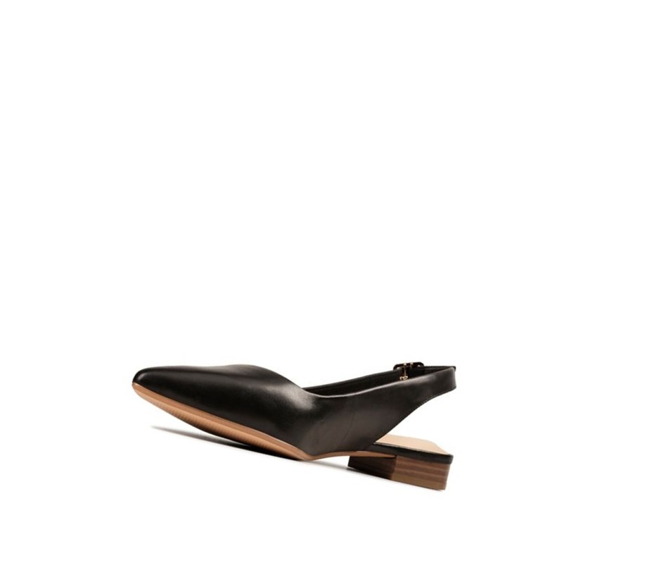 Clarks Laina15 Sling Leder Ballerinas Damen Schwarz | UPYD07619