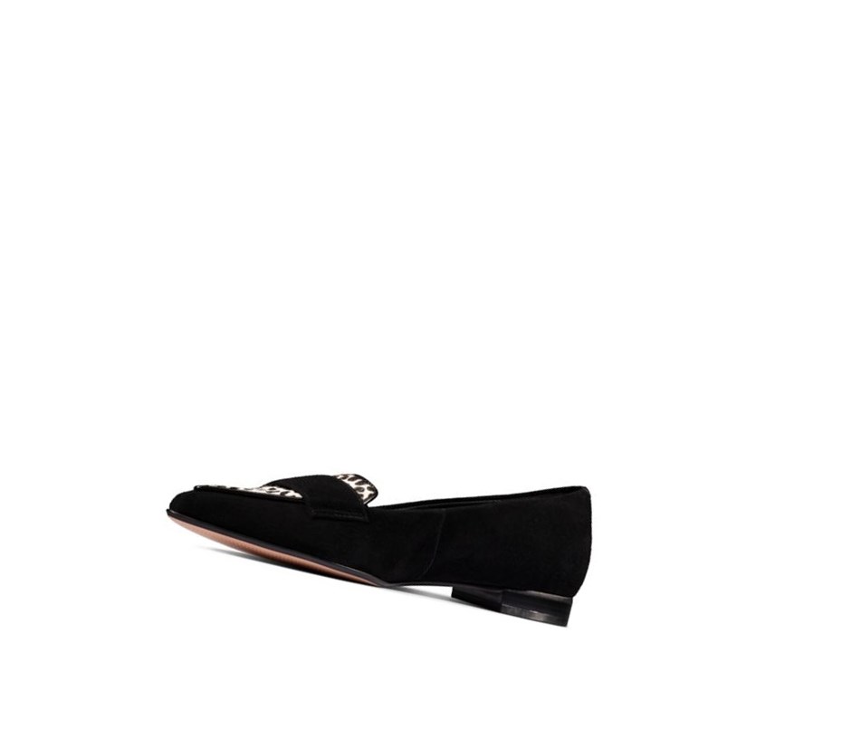 Clarks Laina 15 Print Leder Flache Schuhe Damen Leopard | GLZW56092