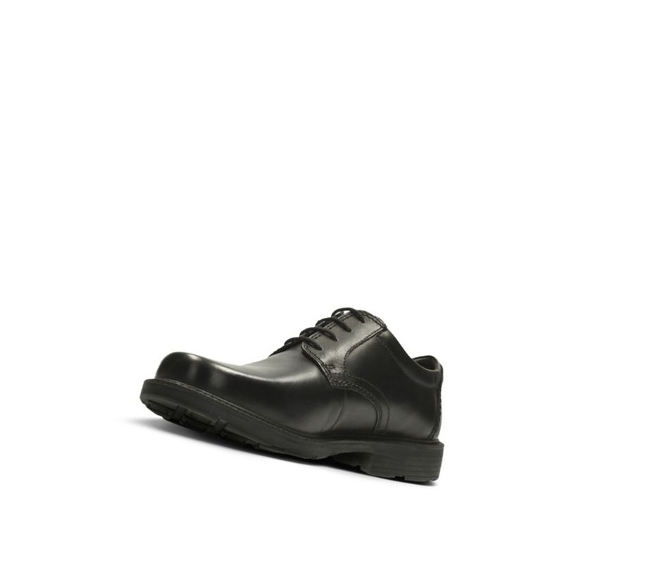 Clarks Lair Leder Lederschuhe Herren Schwarz | YJXG02734