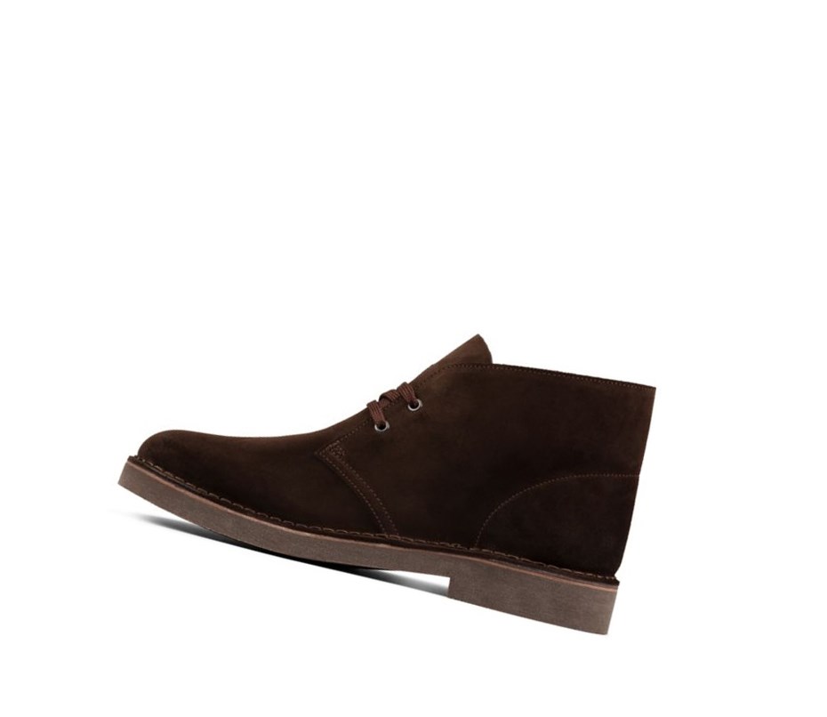 Clarks Laufschuhe Wildleder Wüstenstiefel Herren Dunkelbraun | ASKJ17839