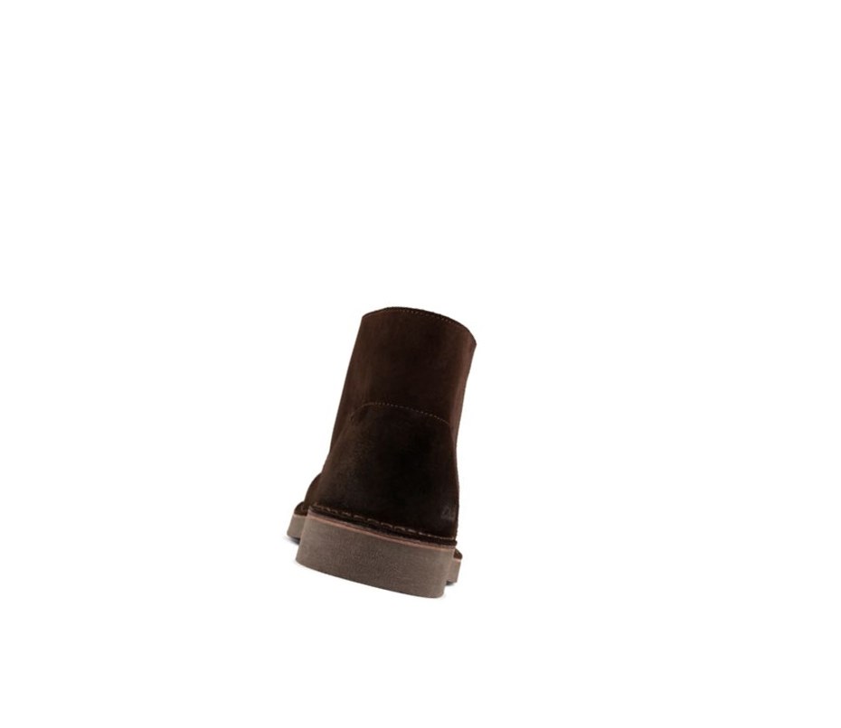 Clarks Laufschuhe Wildleder Wüstenstiefel Herren Dunkelbraun | ASKJ17839