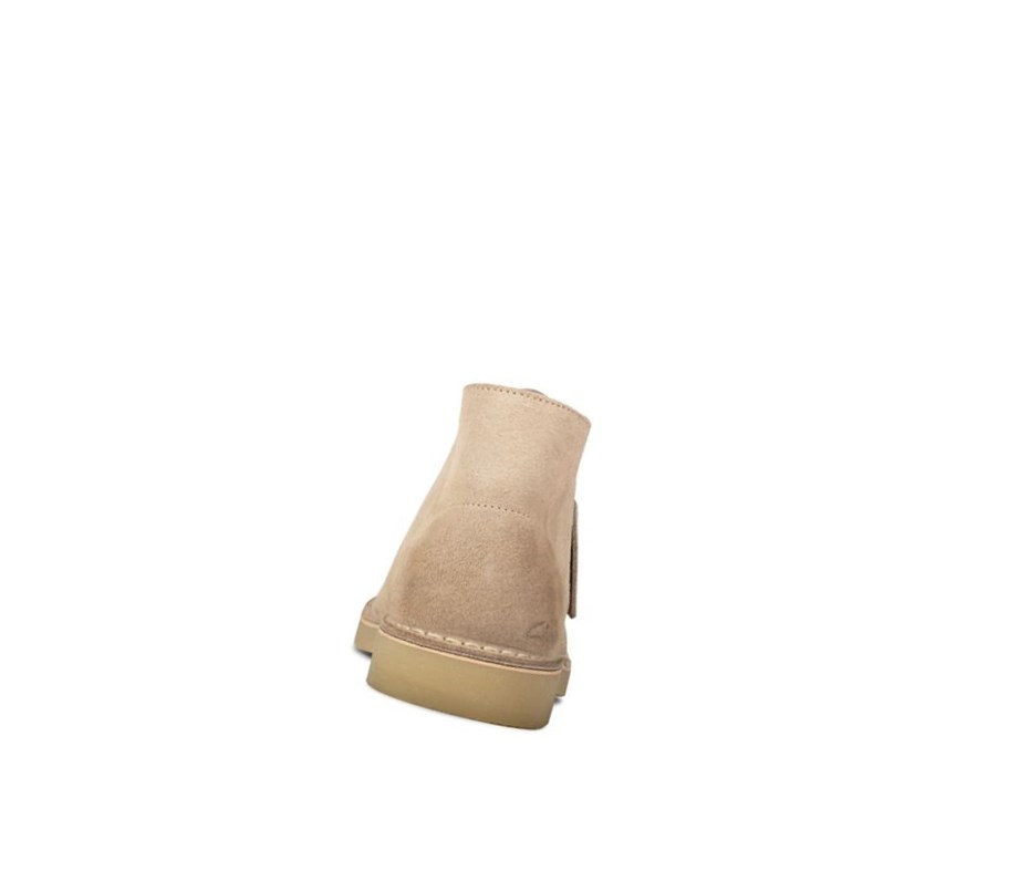 Clarks Laufschuhe Wildleder Wüstenstiefel Damen Beige | MNER47136