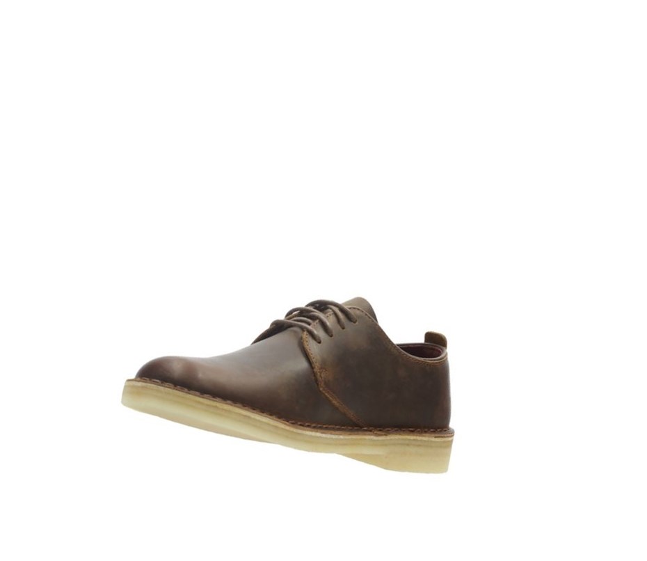 Clarks London Desert Freizeitschuhe Herren Dunkelbraun | YDJH79641