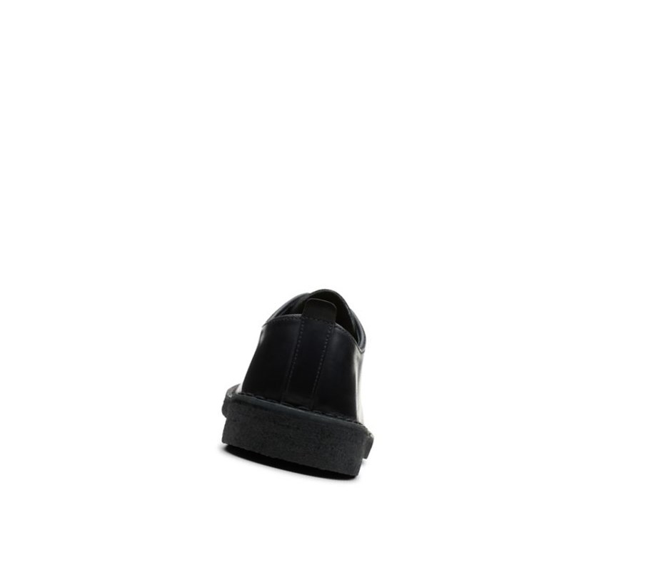 Clarks London Smart Lässige Polished Leder Lederschuhe Herren Schwarz | BUQP70826