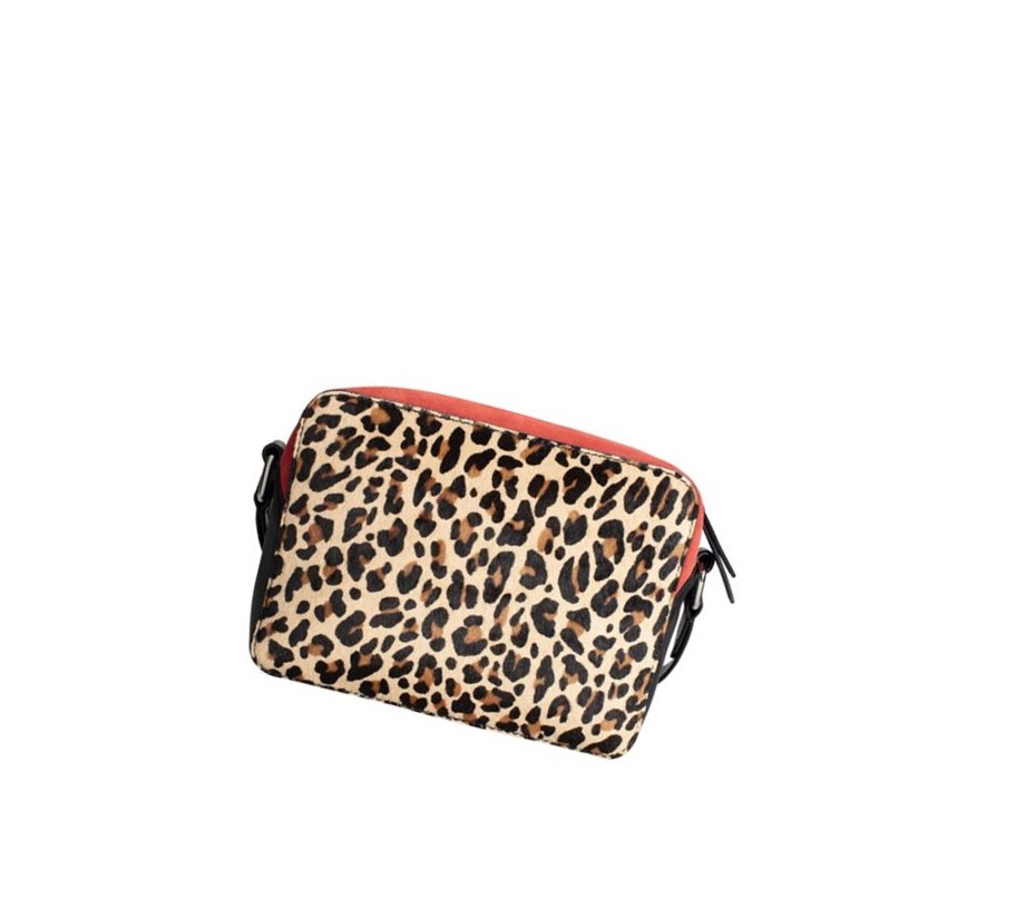 Clarks Marva Cove Print Leder Leather Bags Damen Leopard | HCFQ13079