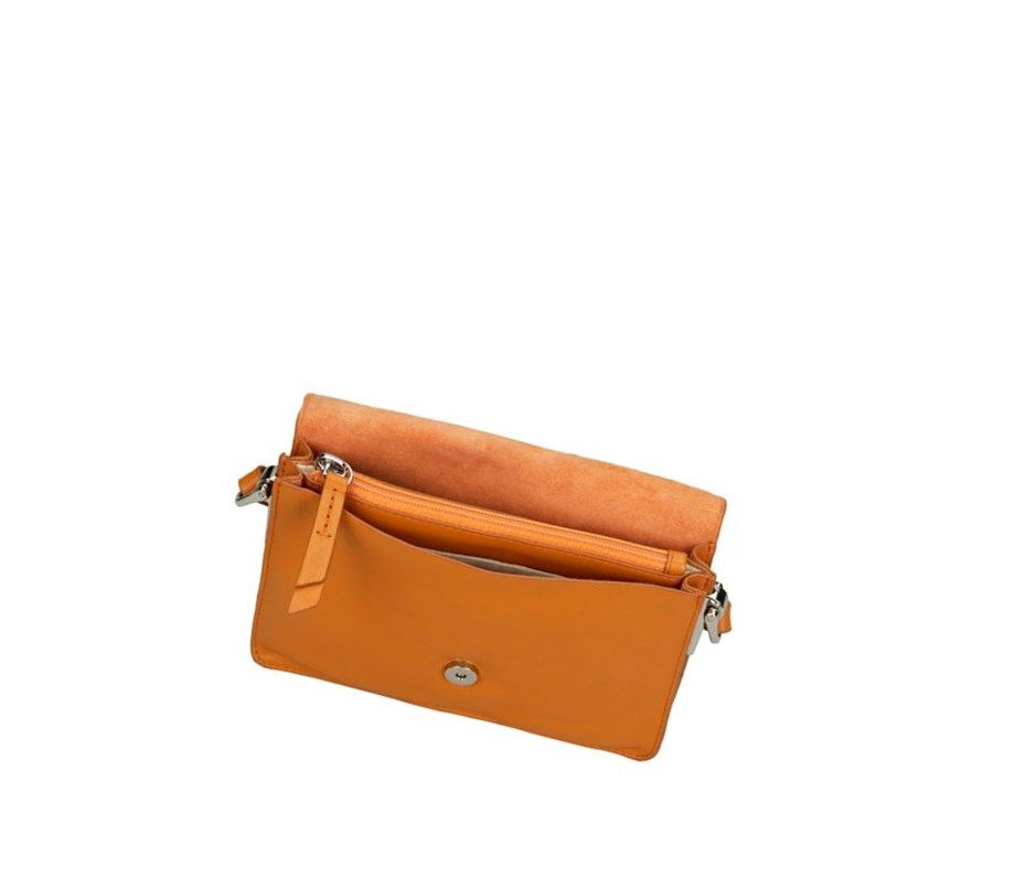 Clarks Marva Wave Leder crossbody taschen Damen Orange | IVLF13802