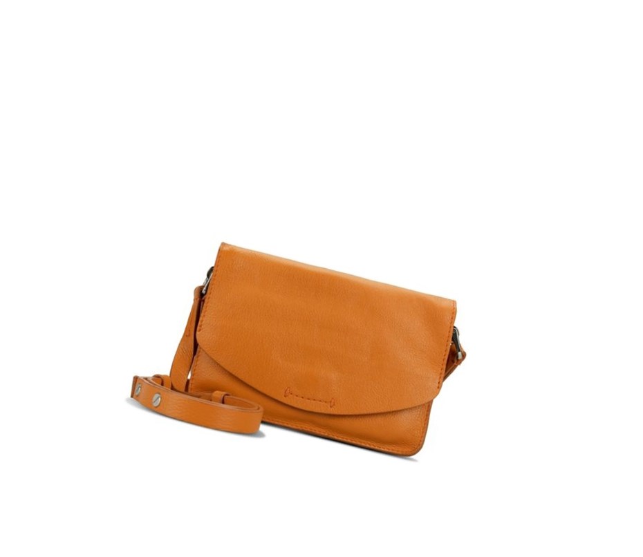 Clarks Marva Wave Leder crossbody taschen Damen Orange | IVLF13802