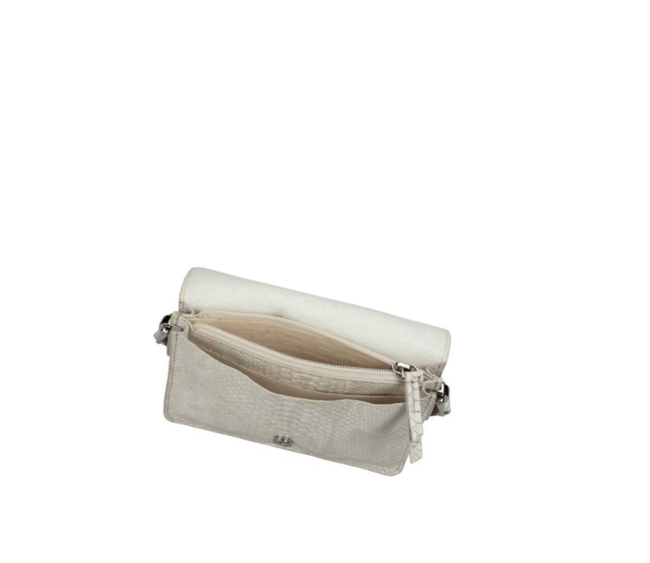 Clarks Marva Wave Leder crossbody taschen Damen Weiß Schlangenoptik | VTCD41865