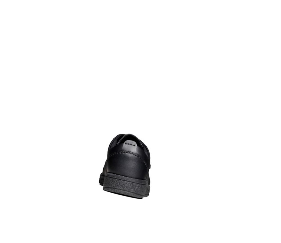 Clarks Mendip Bright Leder Schulschuhe Mädchen Schwarz | XFBM51802