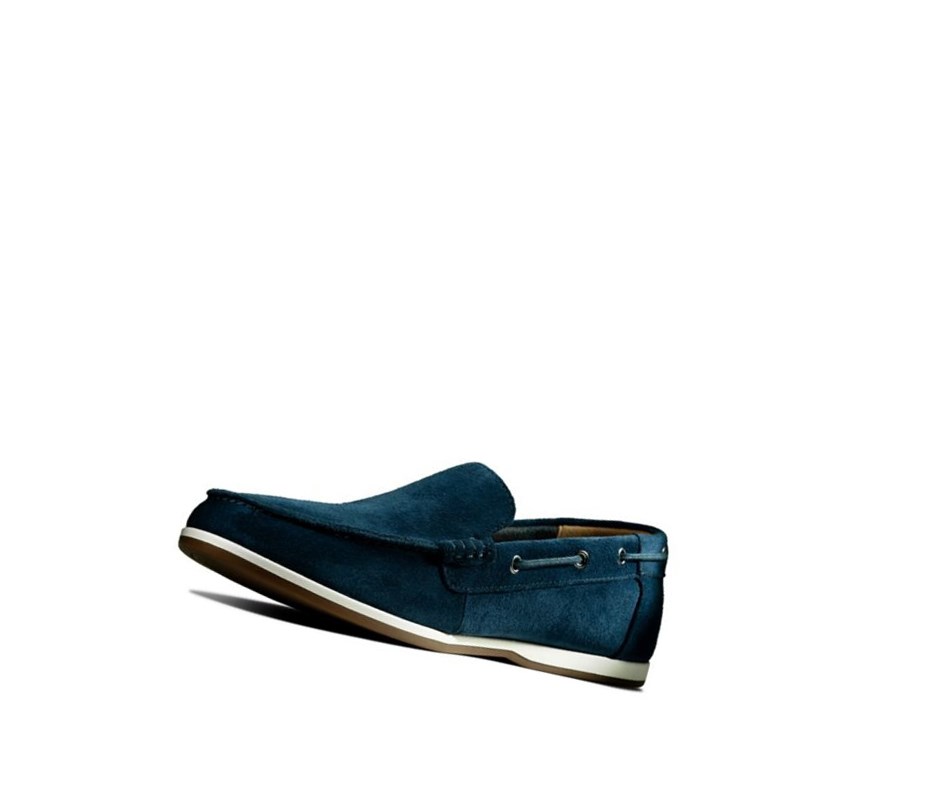 Clarks Morven Sun Wildleder Bootsschuhe Herren Navy | NWMB91402