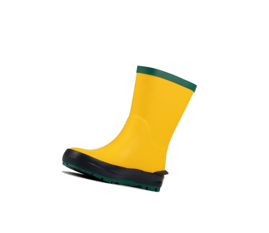 Clarks Mudder Run Regenstiefel Mädchen Gelb | IKWY65479