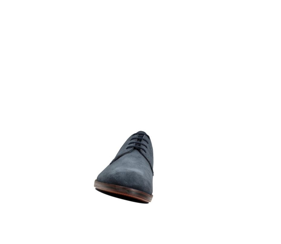 Clarks Oliver Spitze Wildleder Freizeitschuhe Herren Navy | MCVB95482