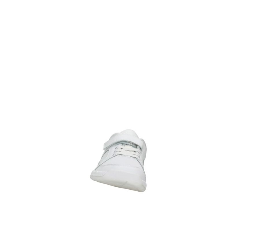 Clarks Orbit Ride Leder Sneakers Jungen Weiß | DANM71049