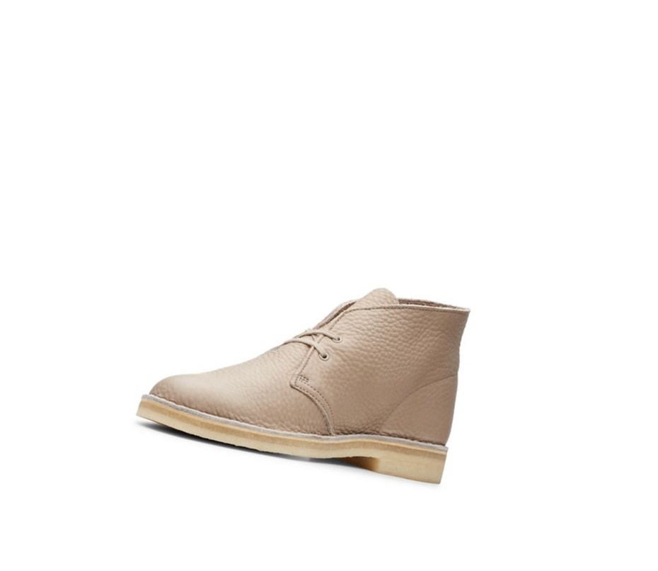 Clarks Original Leder Wüstenstiefel Herren Beige | FULI13840
