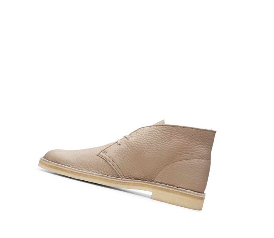 Clarks Original Leder Wüstenstiefel Herren Beige | FULI13840