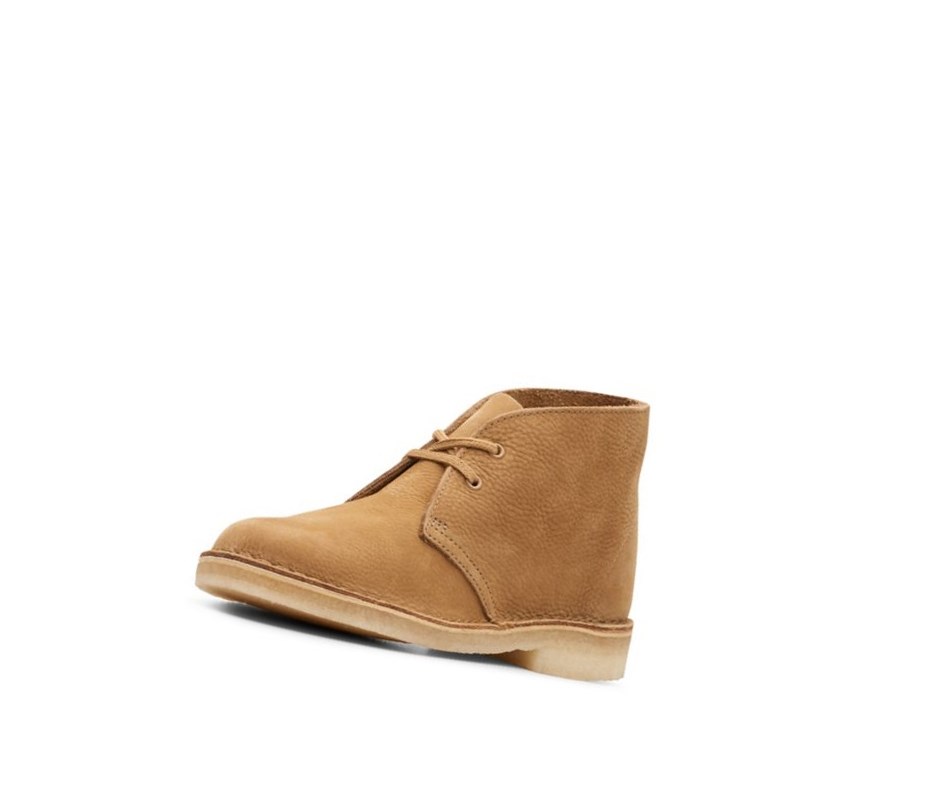 Clarks Original Nubuck Wüstenstiefel Damen Braun | TEPD37918