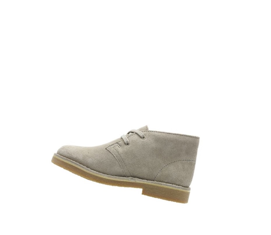 Clarks Original Wildleder Freizeitschuhe Jungen Beige | OJAR97638