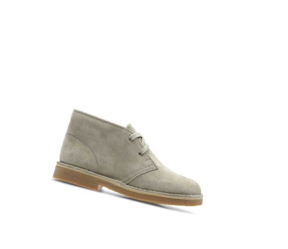 Clarks Original Wildleder Freizeitschuhe Jungen Beige | OJAR97638