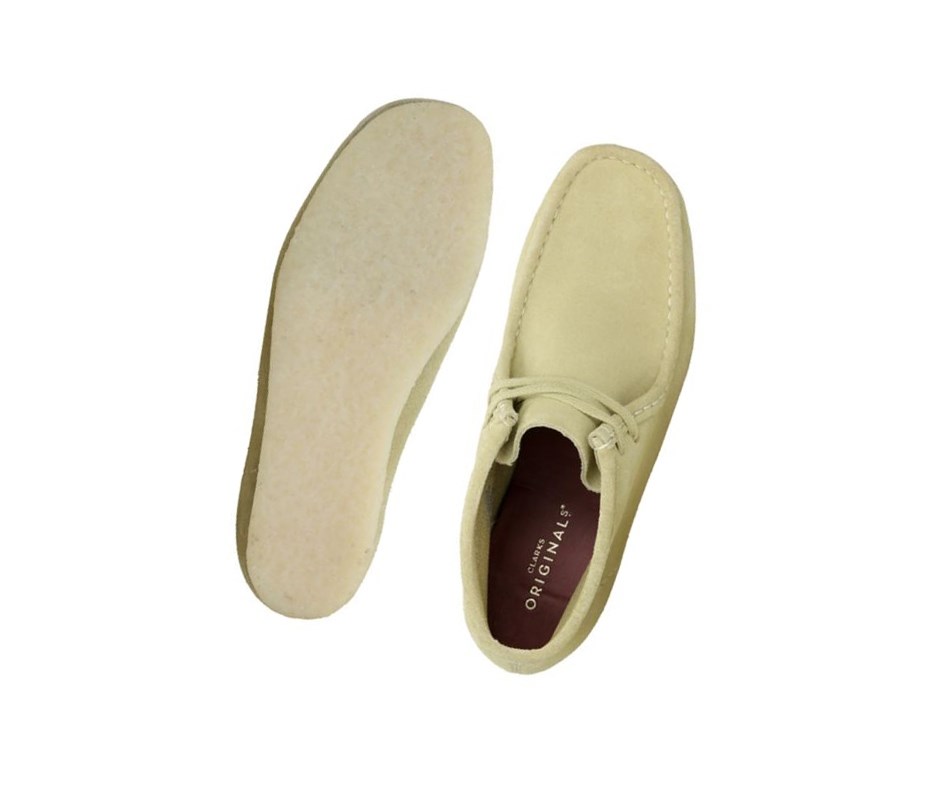 Clarks Original Wildleder Wallabee Damen Hellgrün | ICFD41378
