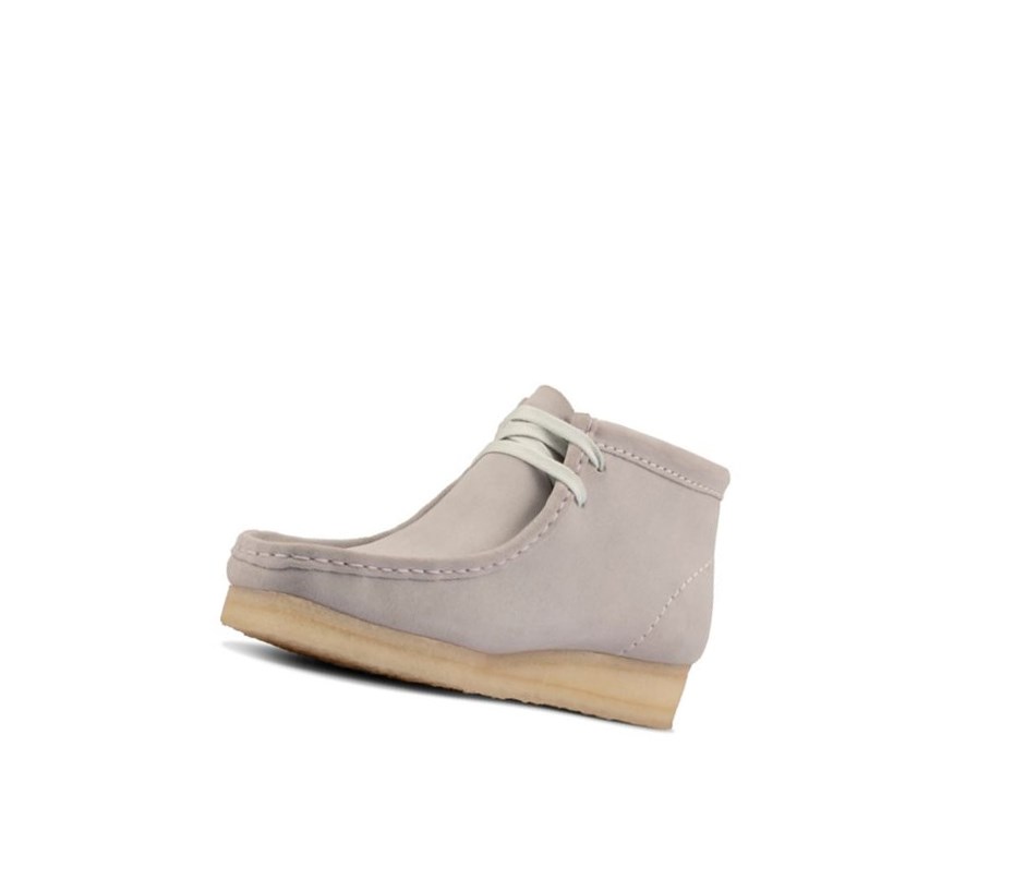 Clarks Original Wildleder Wallabee Damen Blau Grau | OQYT38209