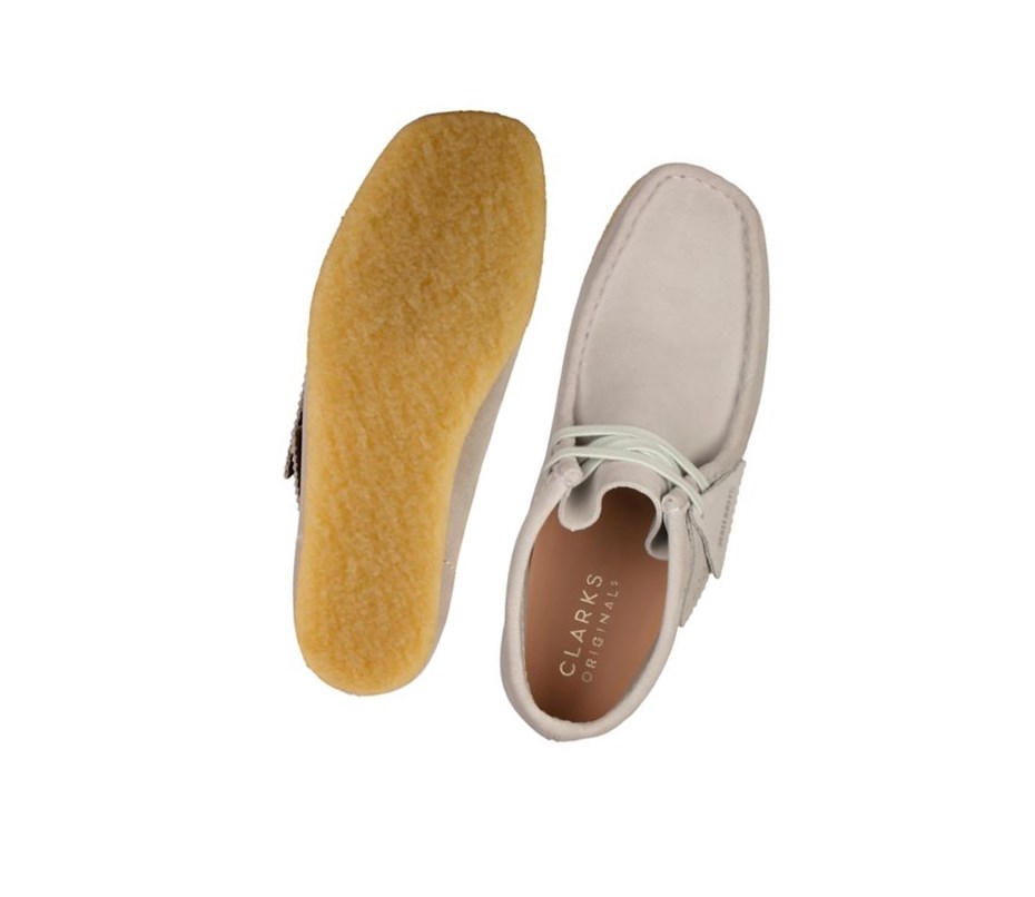 Clarks Original Wildleder Wallabee Damen Blau Grau | OQYT38209