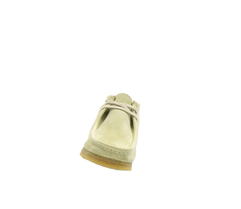 Clarks Original Wildleder Wallabee Damen Hellgrün | OXFM64893